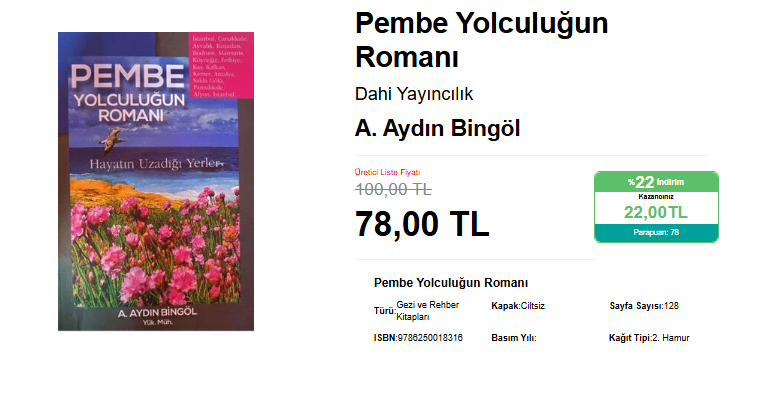 Pembe Yolculuğun Romanı